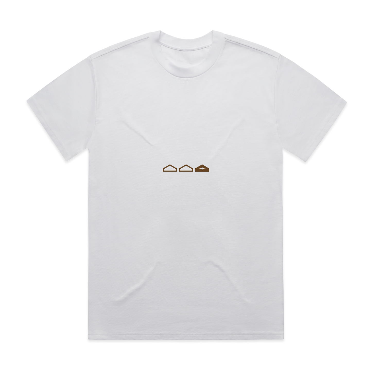 White Linear Tee